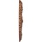 Ekena Millwork Marseille Ceiling Medallion (Fits Canopies up to 7 3/8"), Hand-Painted Polished Copper, 21"OD x 2"P CM21MAPOS - alternate 3